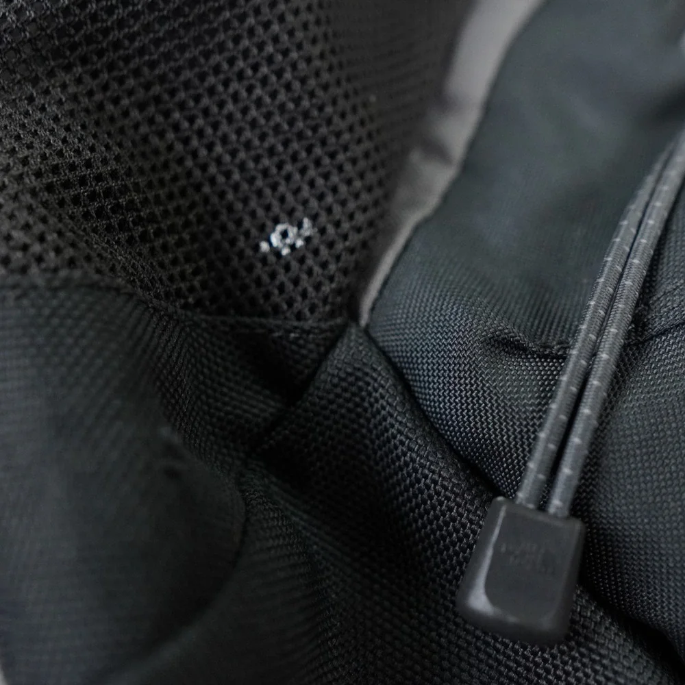 The North Face Heckler Backpack Black Grey Hiking School Bag PaddedLogo